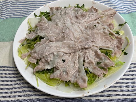 簡単豚肉のレンジ蒸し☆